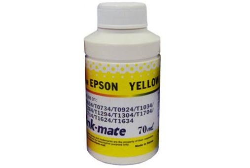 Чернила для EPSON (T0634/0734) (70мл, yellow, Pigment) EIM-100C Ink-Mate - изображение